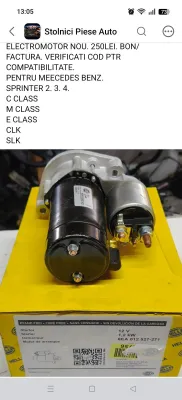 Electromotor gama Mercedes Benz